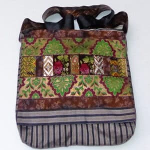 תיק צד עם ריקמה