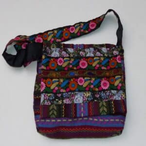 תיק צד עם ריקמה